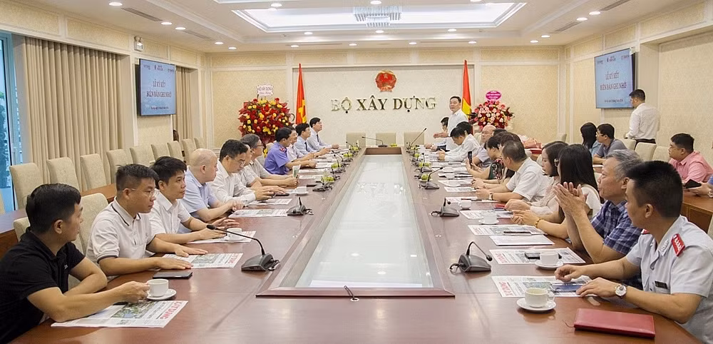 Báo Xây dựng, Báo Bảo vệ Pháp luật và Báo Thanh tra ký kết Biên bản ghi nhớ hợp tác -0