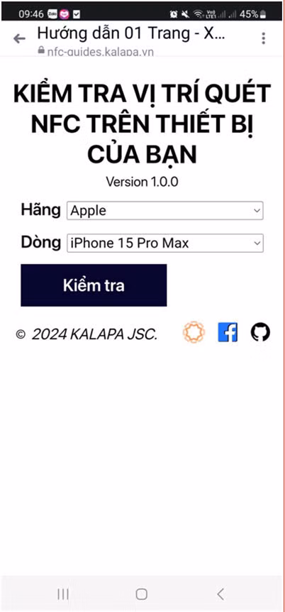 Về trang web hướng dẫn quét chip NFC trong 1 phút -0
