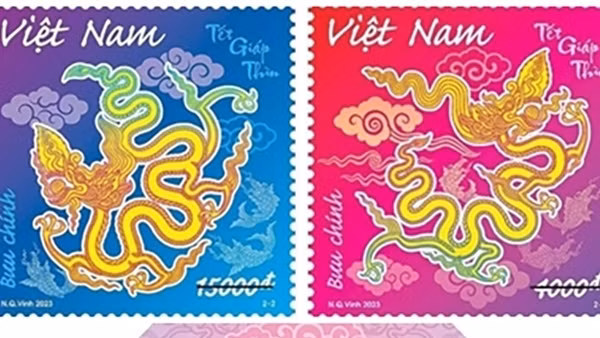 Tem Tết Giáp Thìn quảng bá Di sản thế giới của Việt Nam