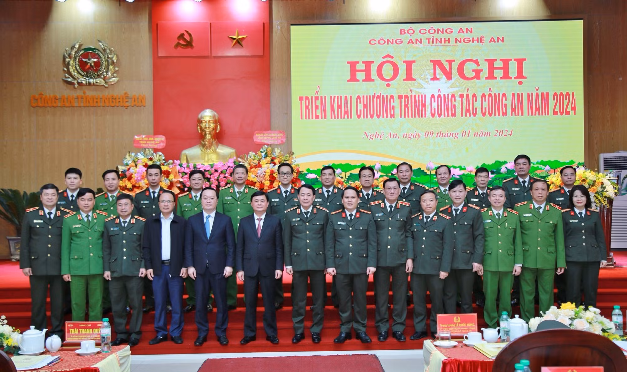 Công an Nghệ An: Hoàn thành xuất sắc 3 mục tiêu, 10 nhiệm vụ công tác trọng tâm đề ra -0