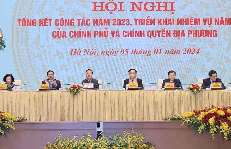Khai mạc Hội nghị Chính phủ và chính quyền địa phương tổng kết công tác năm 2023 -0