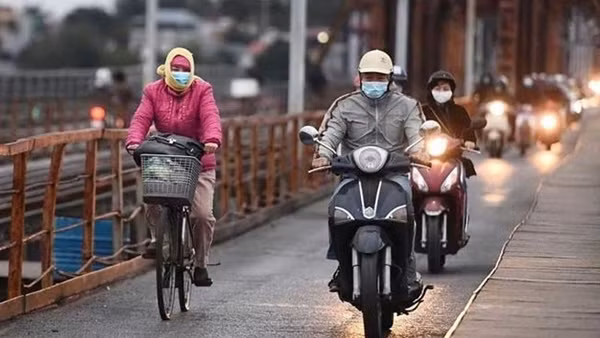 Không khí lạnh tăng cường, Bắc Bộ, Thanh Hóa và Nghệ An chuyển rét