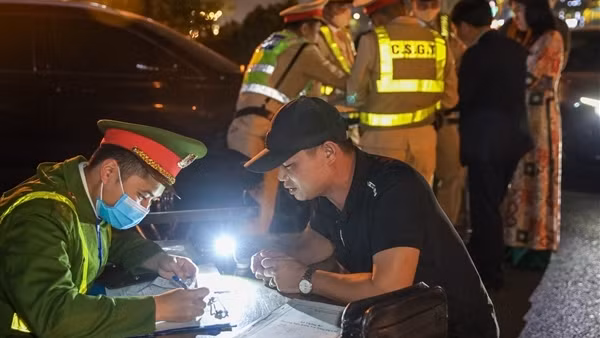 3 ngày nghỉ Tết Dương lịch, hơn 7.000 tài xế vi phạm nồng độ cồn bị xử lý