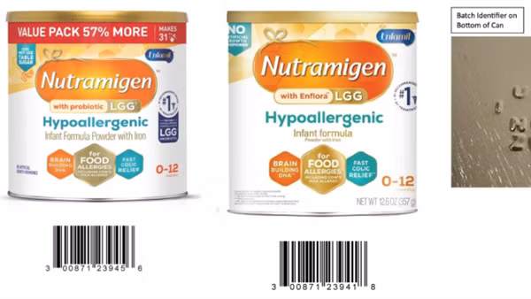 Sữa bột trẻ em Nutramigen bị thu hồi tại Mỹ có mặt tại Việt Nam chưa?