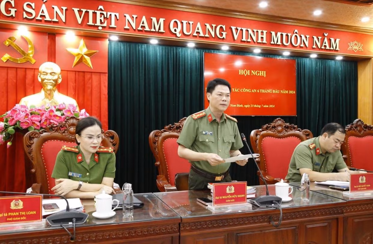 Công an tỉnh Nam Định tổ chức Hội nghị sơ kết 6 tháng đầu năm -0