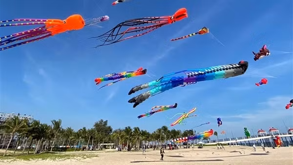Lễ hội diều quốc tế - Quảng Nam 2024 hấp dẫn du khách đến Hội An