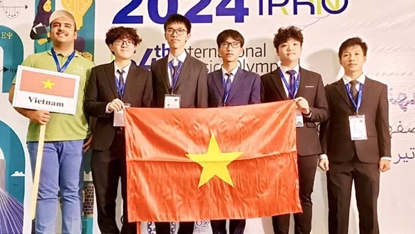 Việt Nam giành 5 Huy chương Vàng và Bạc tại Olympic Vật lý quốc tế