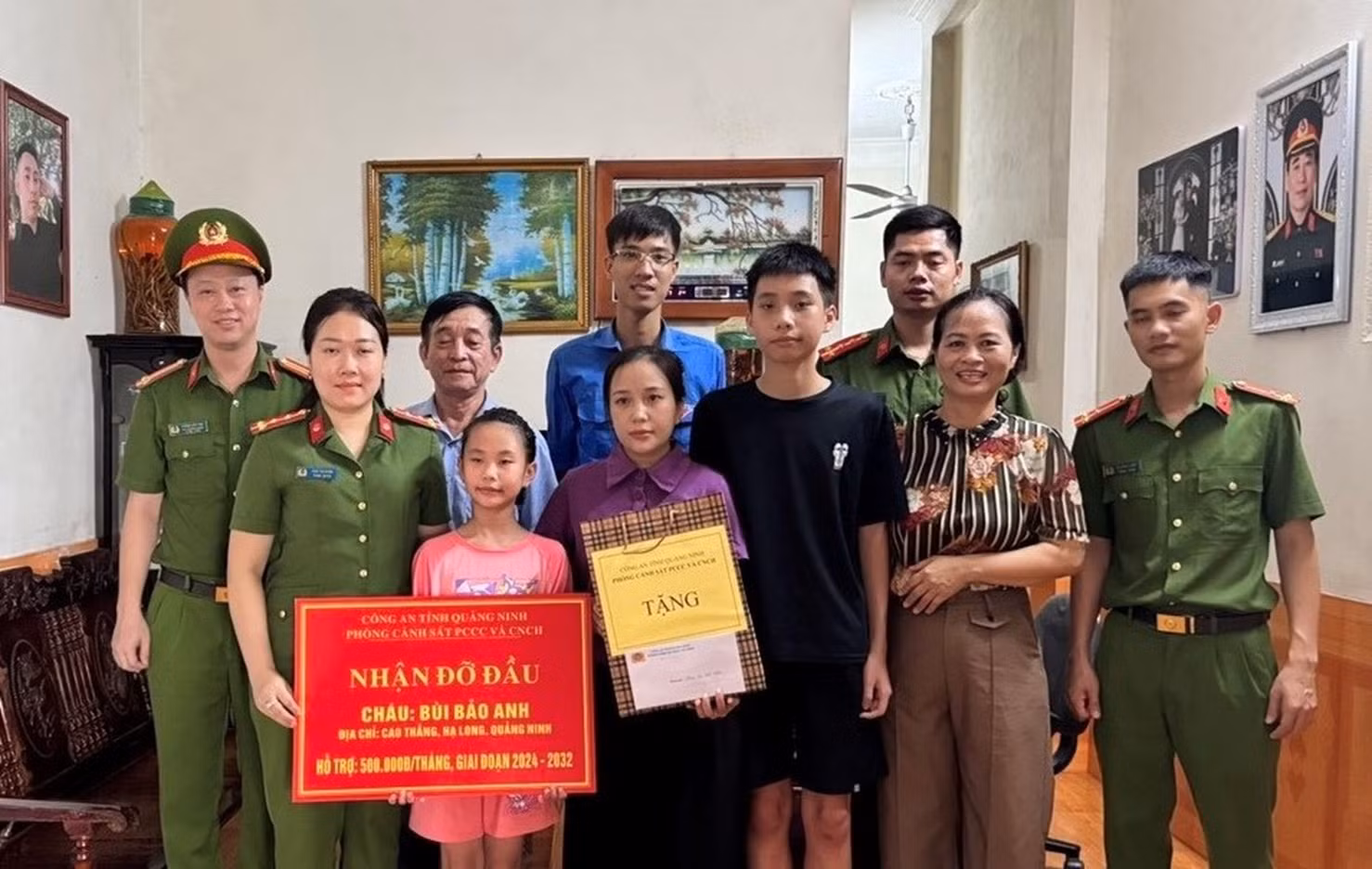 Lan tỏa hoạt động thiết thực vì trẻ em ở Công an tỉnh Quảng Ninh -0