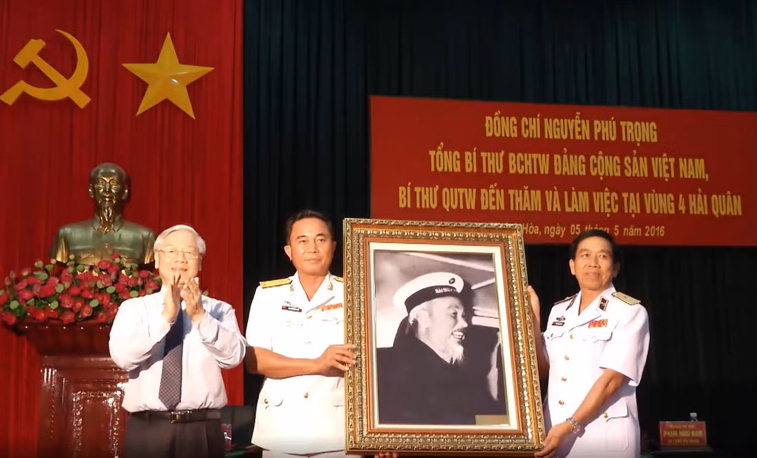 Cán bộ, chiến sĩ ở Trường Sa luôn tâm nguyện khắc ghi lời dạy của Tổng Bí thư Nguyễn Phú Trọng -0