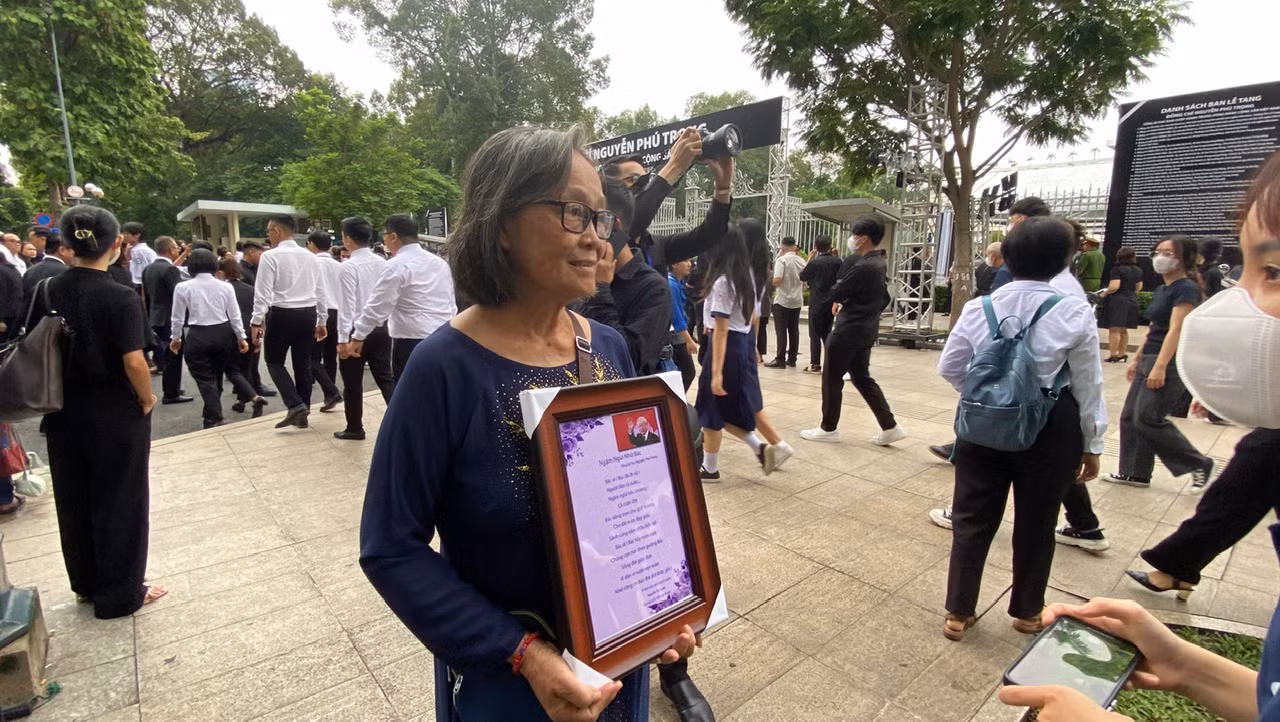 Chúng tôi đến đã tiễn Tổng Bí thư Nguyễn Phú Trọng lần cuối -0