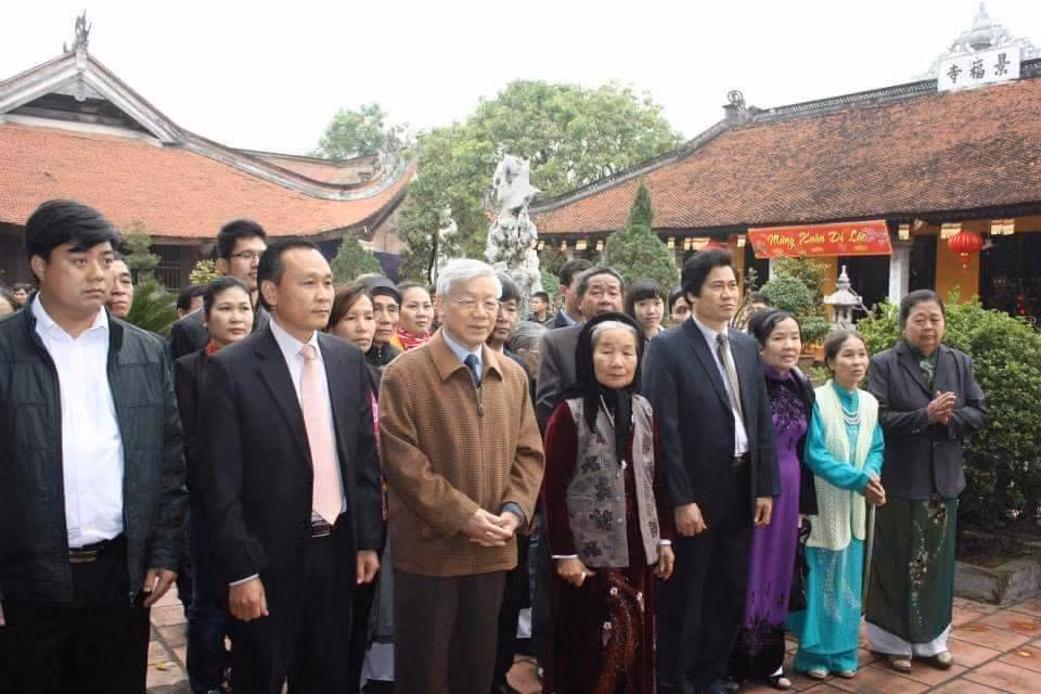 Tổng Bí thư Nguyễn Phú Trọng trong lòng người dân quê hương -0