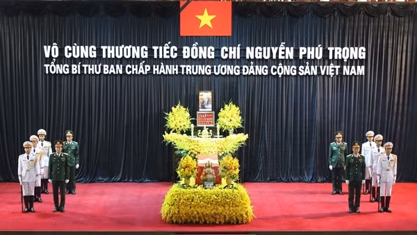 Lễ truy điệu Tổng Bí thư Nguyễn Phú Trọng