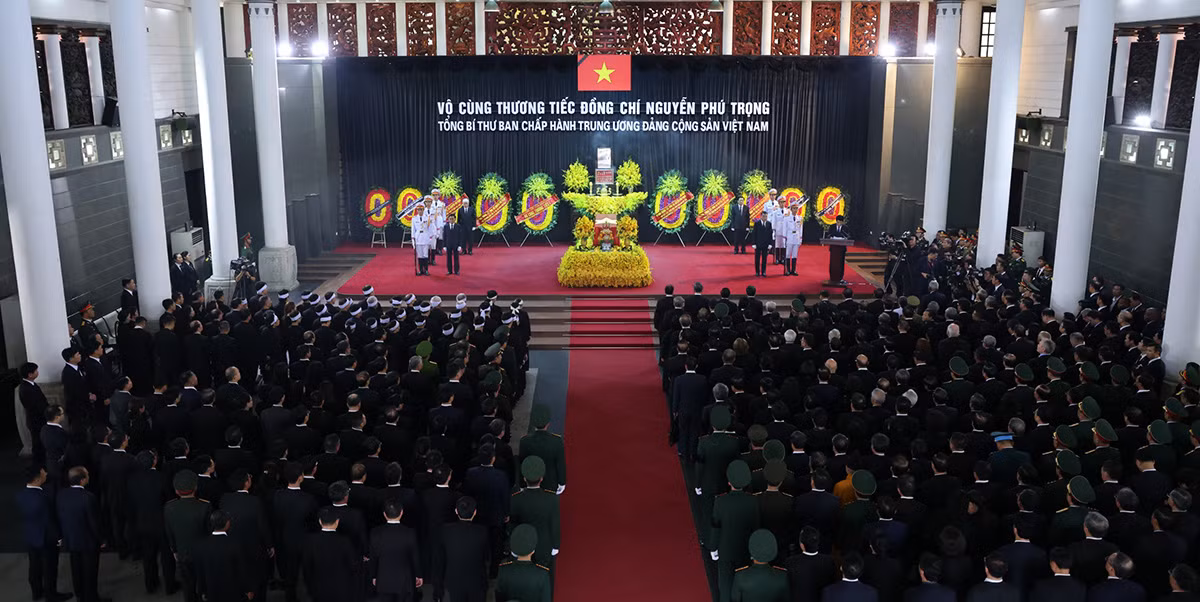 Lễ truy điệu Tổng Bí thư Nguyễn Phú Trọng -0