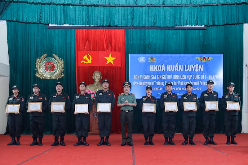 Đơn vị Cảnh sát gìn giữ hoà bình Liên hợp quốc số 1 đáp ứng các tiêu chuẩn của Liên hợp quốc -0