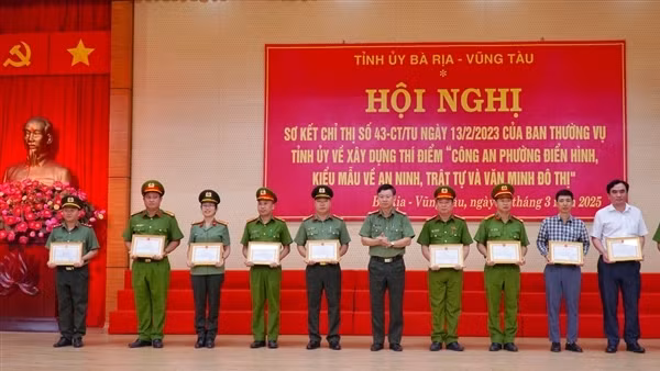 Bà Rịa-Vũng Tàu: Hiệu quả từ xây dựng Công an phường điển hình, kiểu mẫu…