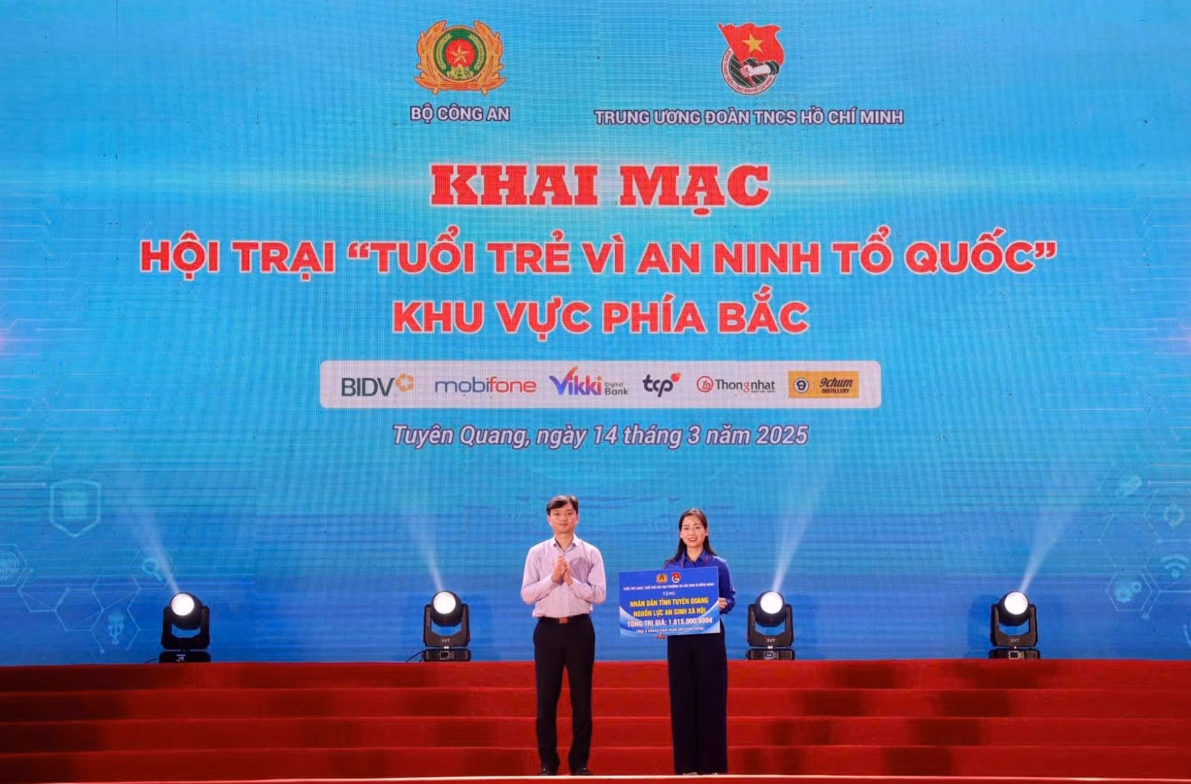 Khai mạc Hội trại Tuổi trẻ vì an ninh Tổ quốc khu vực phía Bắc -1