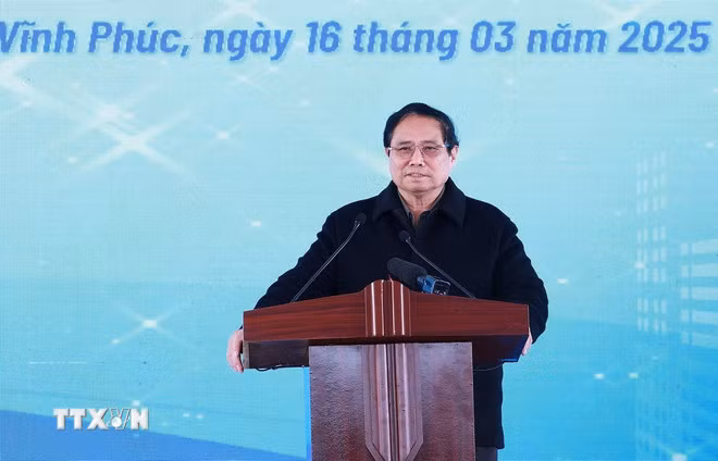 Thủ tướng Phạm Minh Chính thăm, khảo sát các dự án trọng điểm của tỉnh Vĩnh Phúc -0