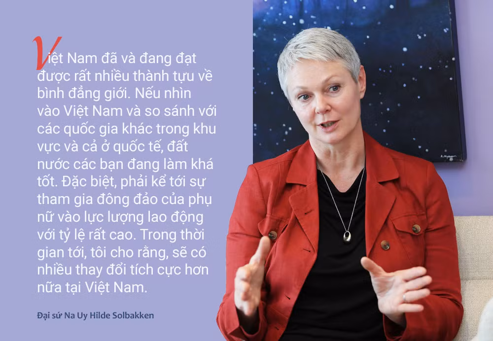 Đại sứ Na Uy Hilde Solbakken: Phụ nữ Việt Nam mạnh mẽ và duyên dáng -0