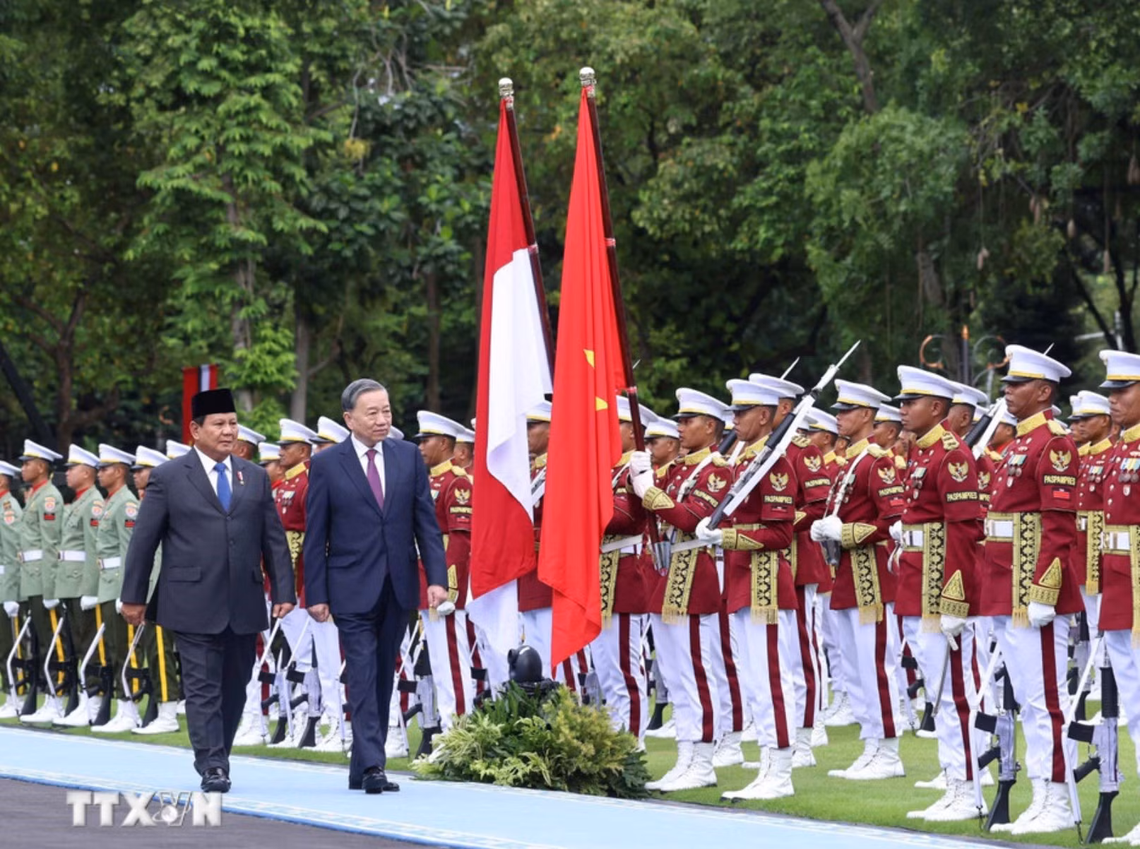 Lễ đón Tổng Bí thư Tô Lâm và Phu nhân thăm cấp nhà nước Cộng hòa Indonesia -0
