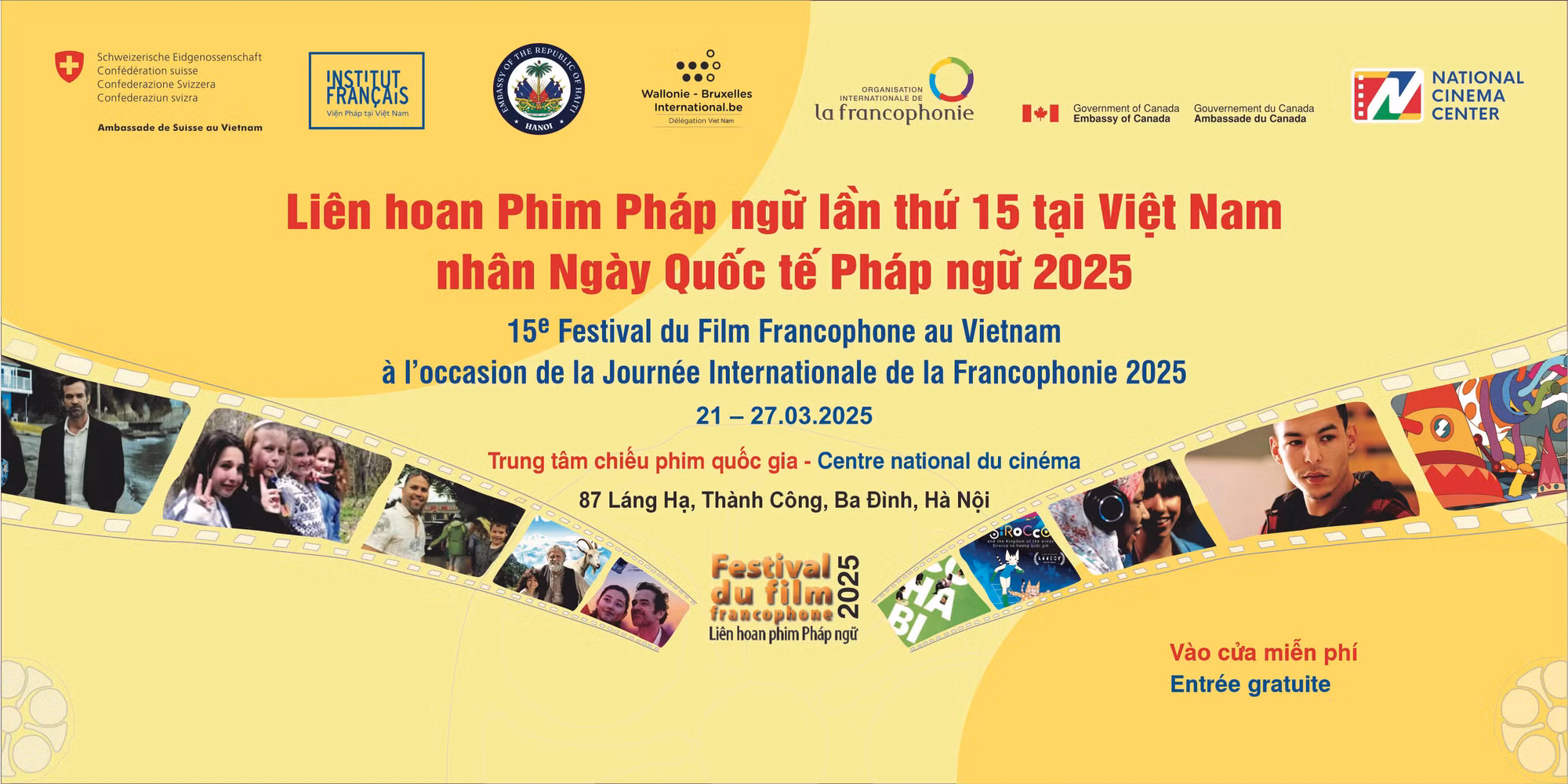 Liên hoan phim Pháp ngữ lần thứ 15 tại Việt Nam -0