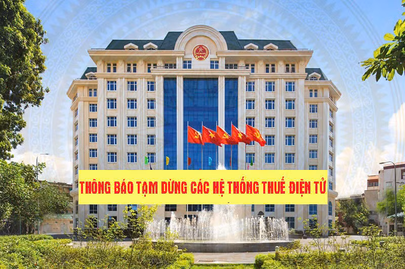 Tạm dừng một số hệ thống thuế điện tử -0