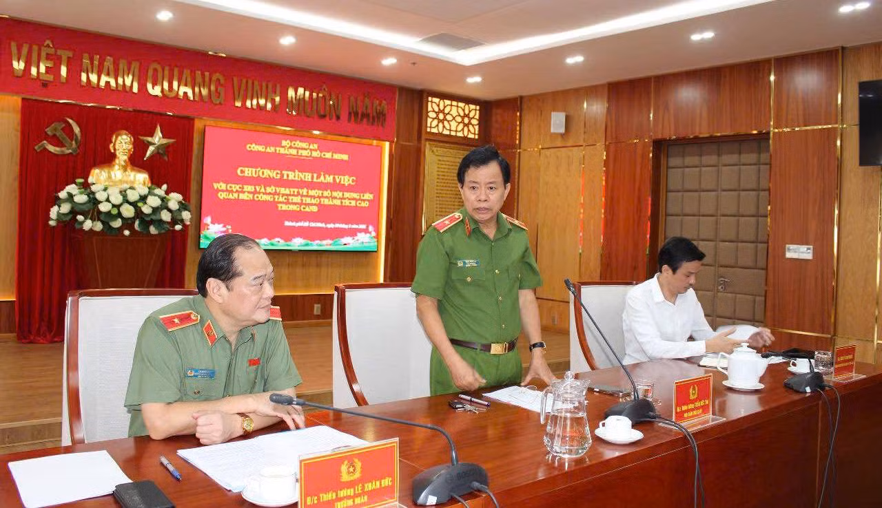 Công an TP Hồ Chí Minh phát triển thể thao thành tích cao do Bộ Công an giao -1