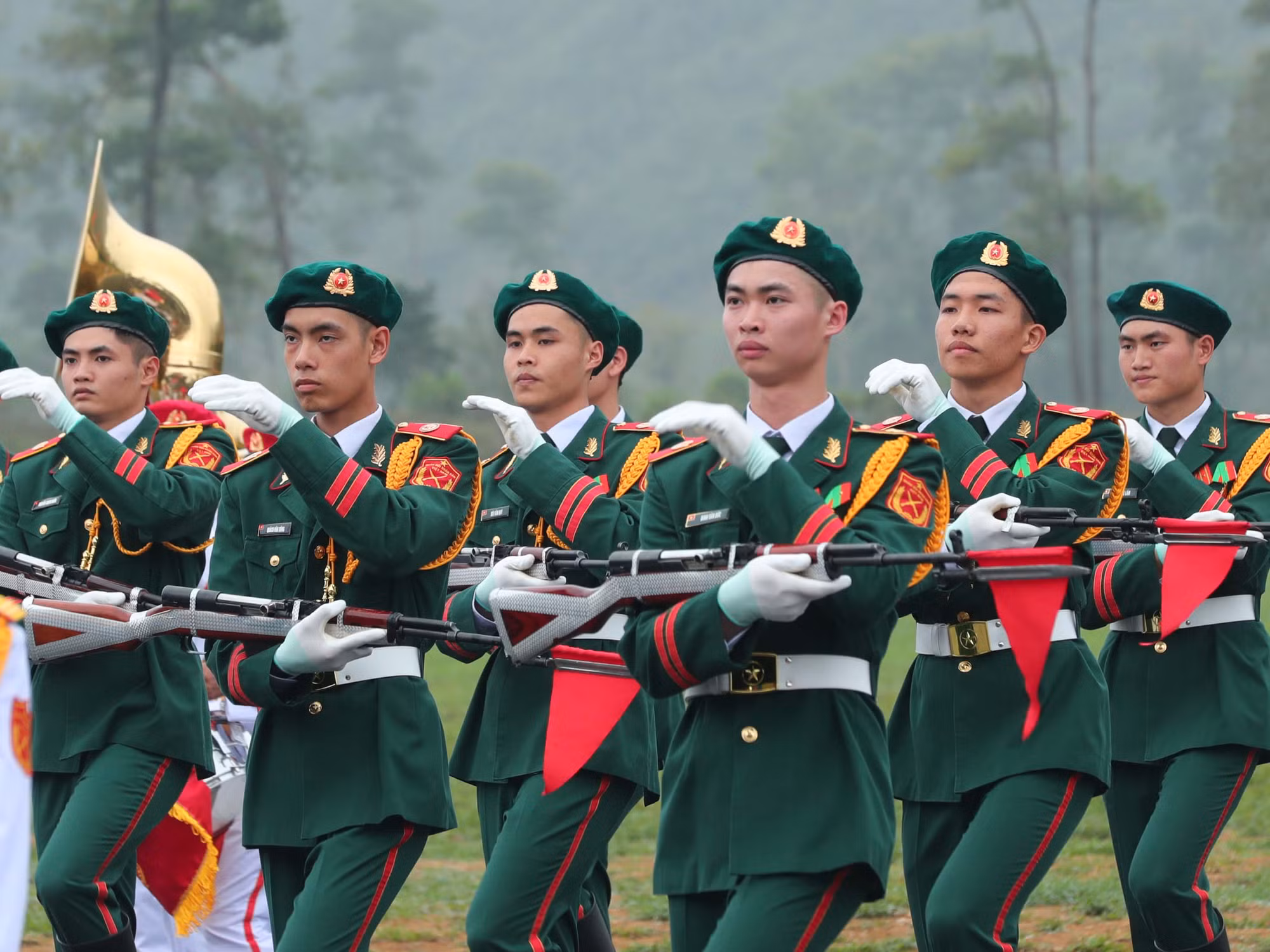 Hợp luyện các lực lượng diễu binh, diễu hành Kỷ niệm 50 năm Giải phóng miền Nam -3