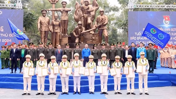 Tuyên dương 10 gương mặt trẻ xuất sắc, tiêu biểu Công an Thủ đô năm 2024