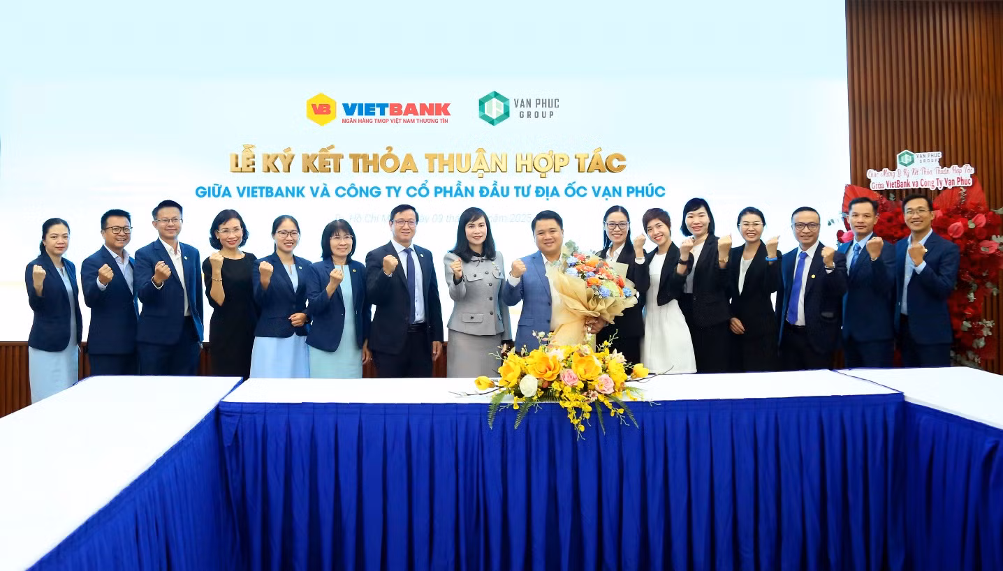 Vietbank ký kết hợp tác chiến lược với Công ty CP Đầu tư Địa ốc Vạn Phúc – triển khai gói vay ưu đãi khi mua nhà dự án -0
