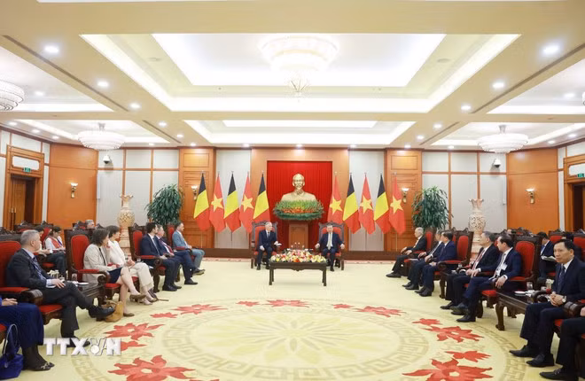 Tổng Bí thư Tô Lâm tiếp Nhà Vua Vương quốc Bỉ Philippe -0