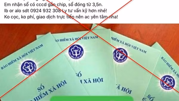 Tiếp tục cảnh báo tình trạng mua bán sổ Bảo hiểm xã hội