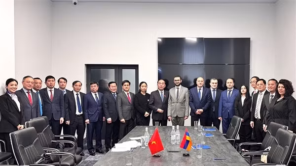 Bộ Công an Việt Nam tăng cường hợp tác với Bộ Nội vụ Armenia