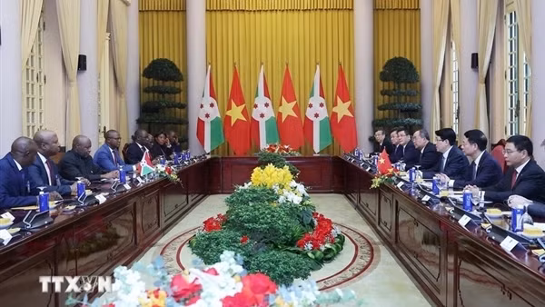 Chủ tịch nước Lương Cường: Việt Nam luôn coi trọng quan hệ hữu nghị với Burundi