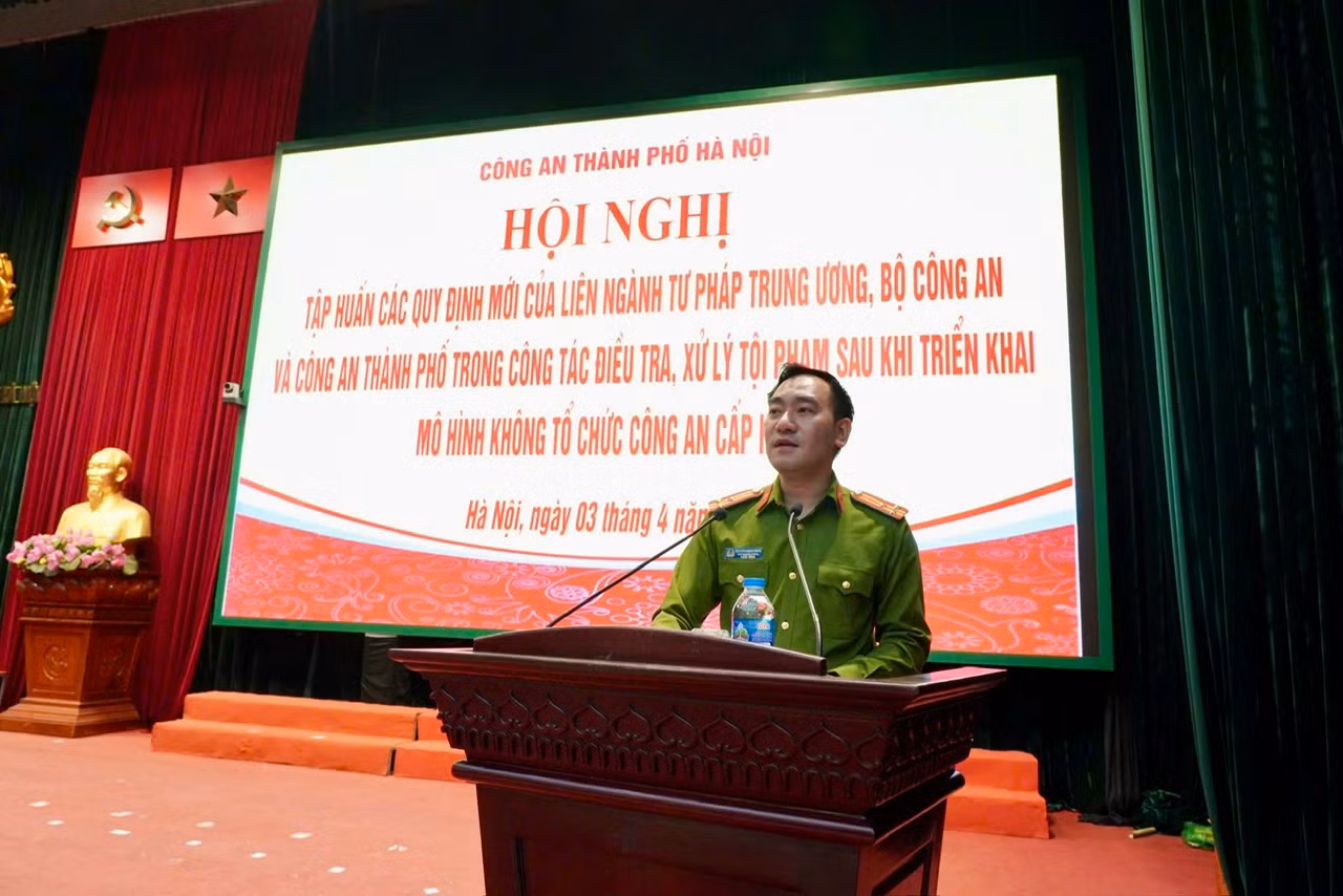 Tập huấn các quy định mới về công tác điều tra, xử lý tội phạm -0