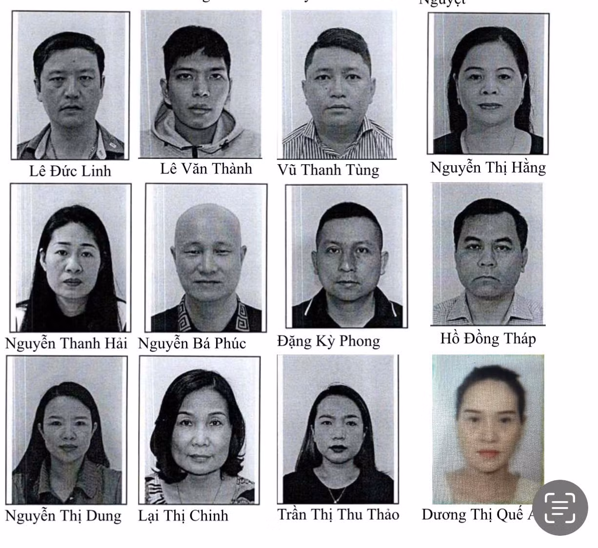 Kêu gọi 20 người liên quan trong vụ án 