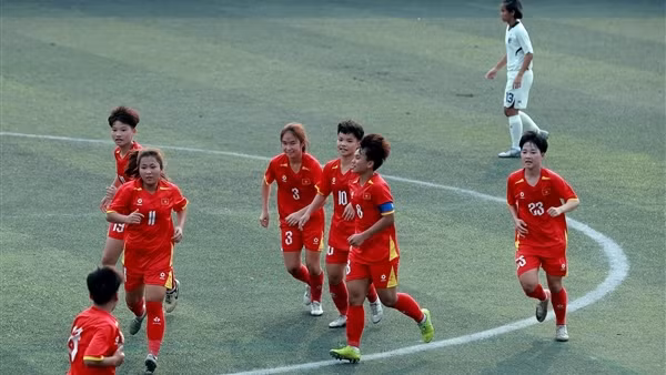 Giao hữu trên sân Học viện CSND, U17 nữ Việt Nam thắng nhẹ U17 nữ Thái Lan