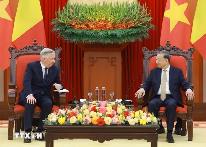 Tổng Bí thư Tô Lâm tiếp Nhà Vua Vương quốc Bỉ Philippe -0