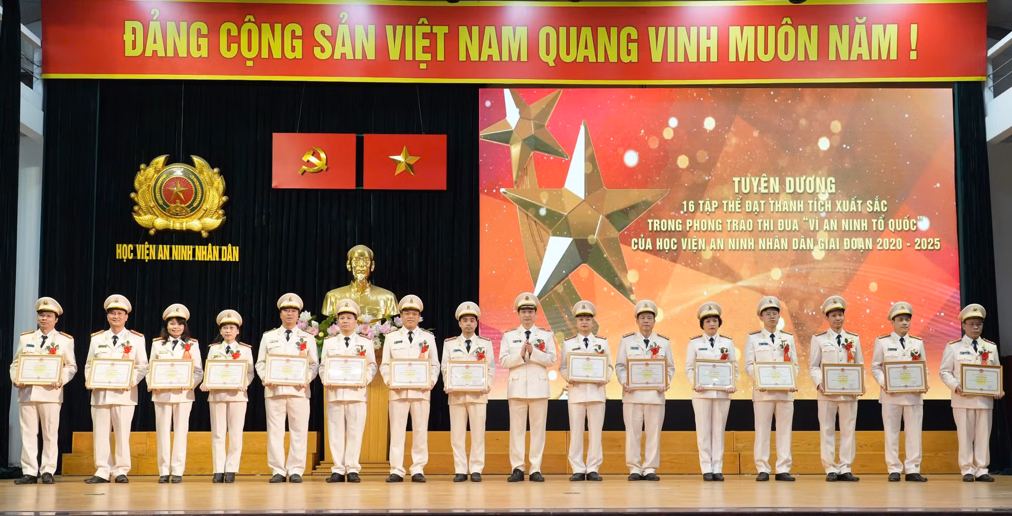 Học viện ANND tuyên dương các tập thể, cá nhân tiêu biểu Phong trào thi đua 
