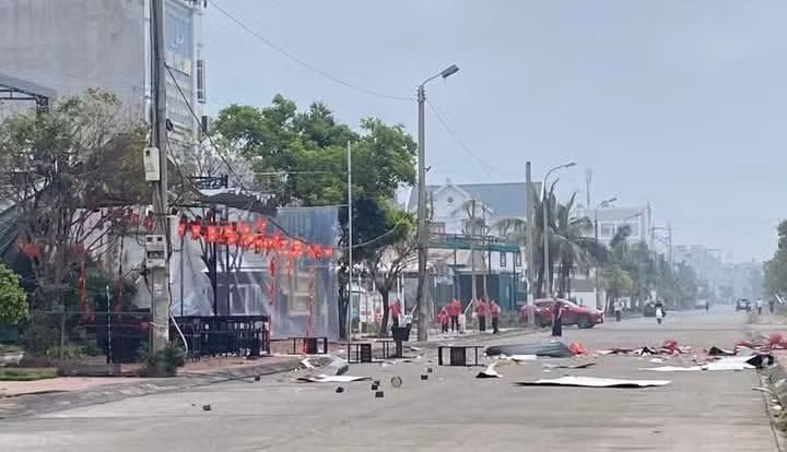 Nổ lớn tại quán bia ở TP Cẩm Phả -0