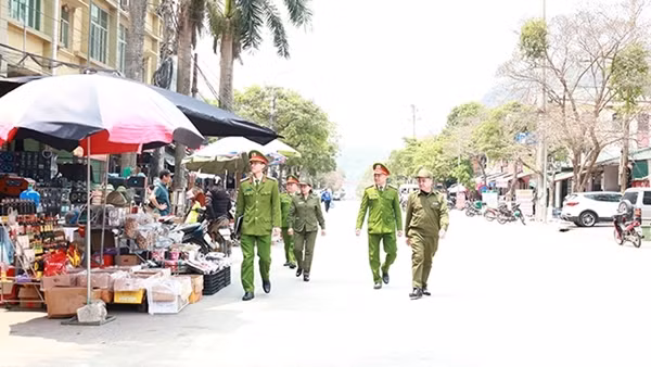 Công an xã Tân Thanh giữ vững an ninh trật tự địa bàn biên giới