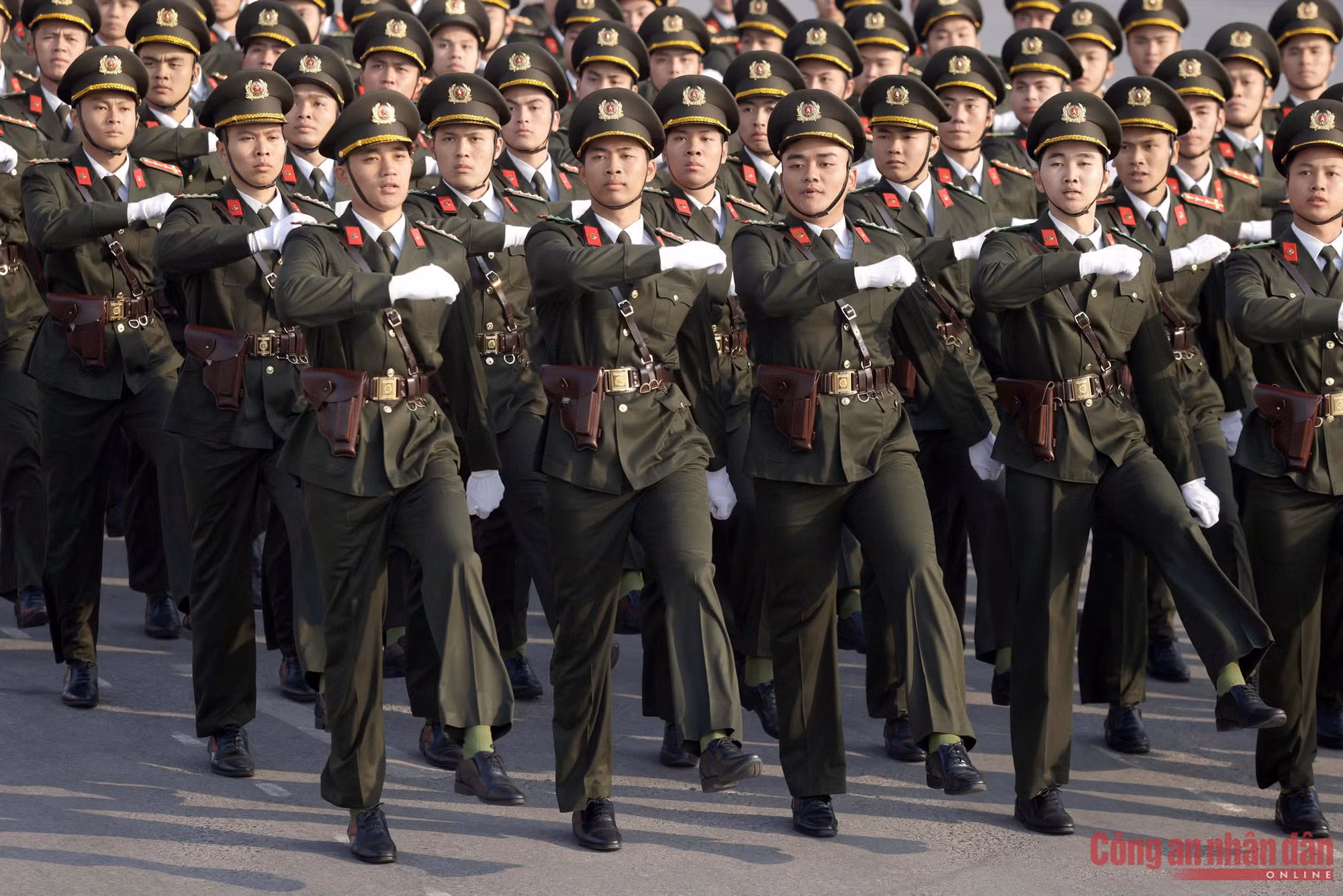 Những khoảnh khắc ấn tượng tại Lễ xuất quân và diễn tập các phương án bảo vệ Đại hội XIV của Đảng -0