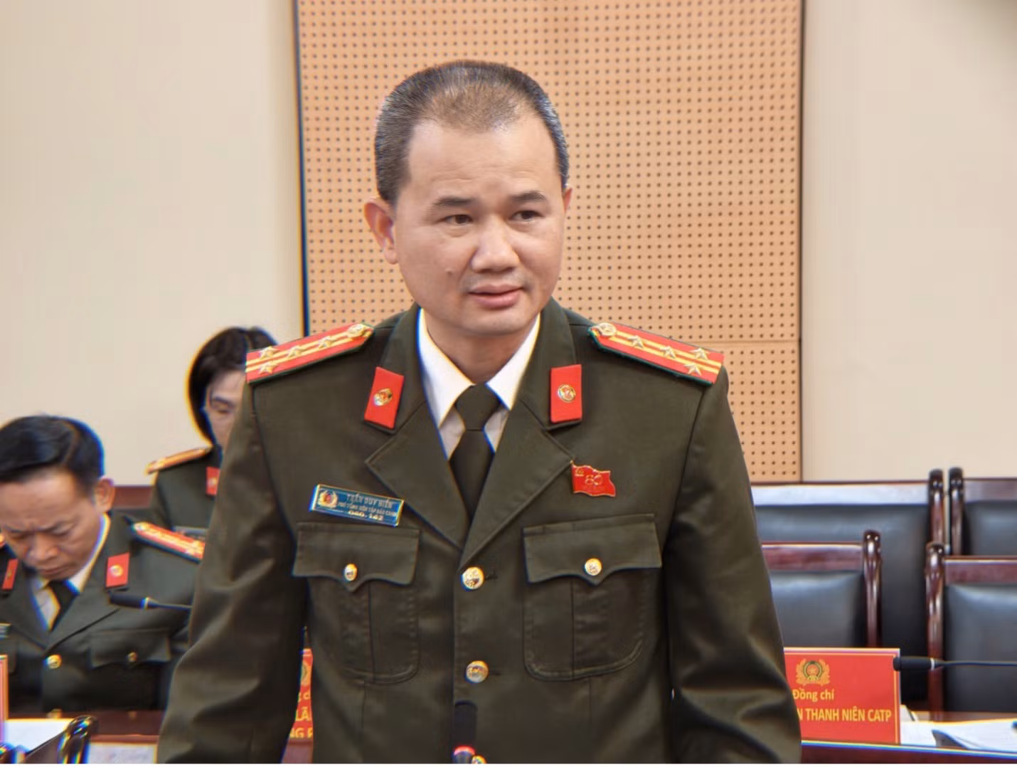 Công an TP&nbsp;Hà Nội tổ chức Tọa đàm đóng góp ý kiến Dự thảo Quy tắc ứng xử của cán bộ, chiến sĩ -1