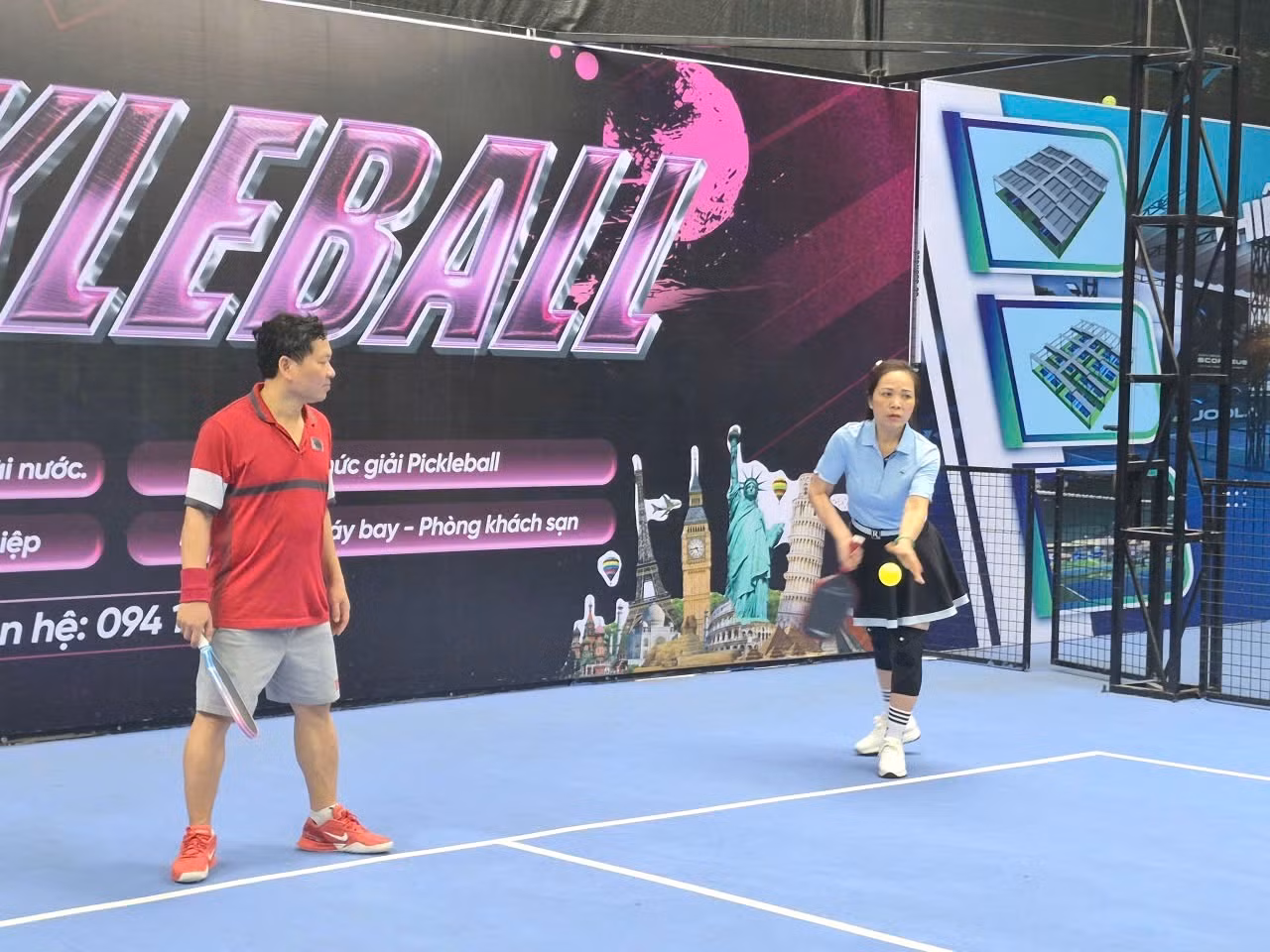 Sôi nổi Giải Pickleball chào mừng Đại hội Đảng lần thứ XIV do Cục Công nghiệp an ninh tổ chức -0