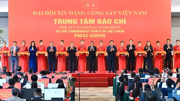 Khai trương Trung tâm Báo chí Đại hội XIV của Đảng