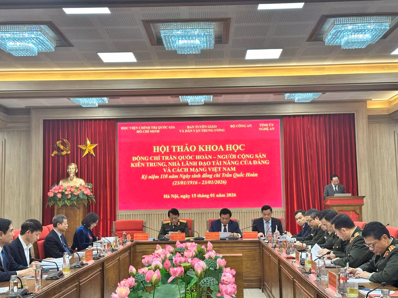 Tri ân sâu sắc công lao, cống hiến to lớn của đồng chí Trần Quốc Hoàn -0