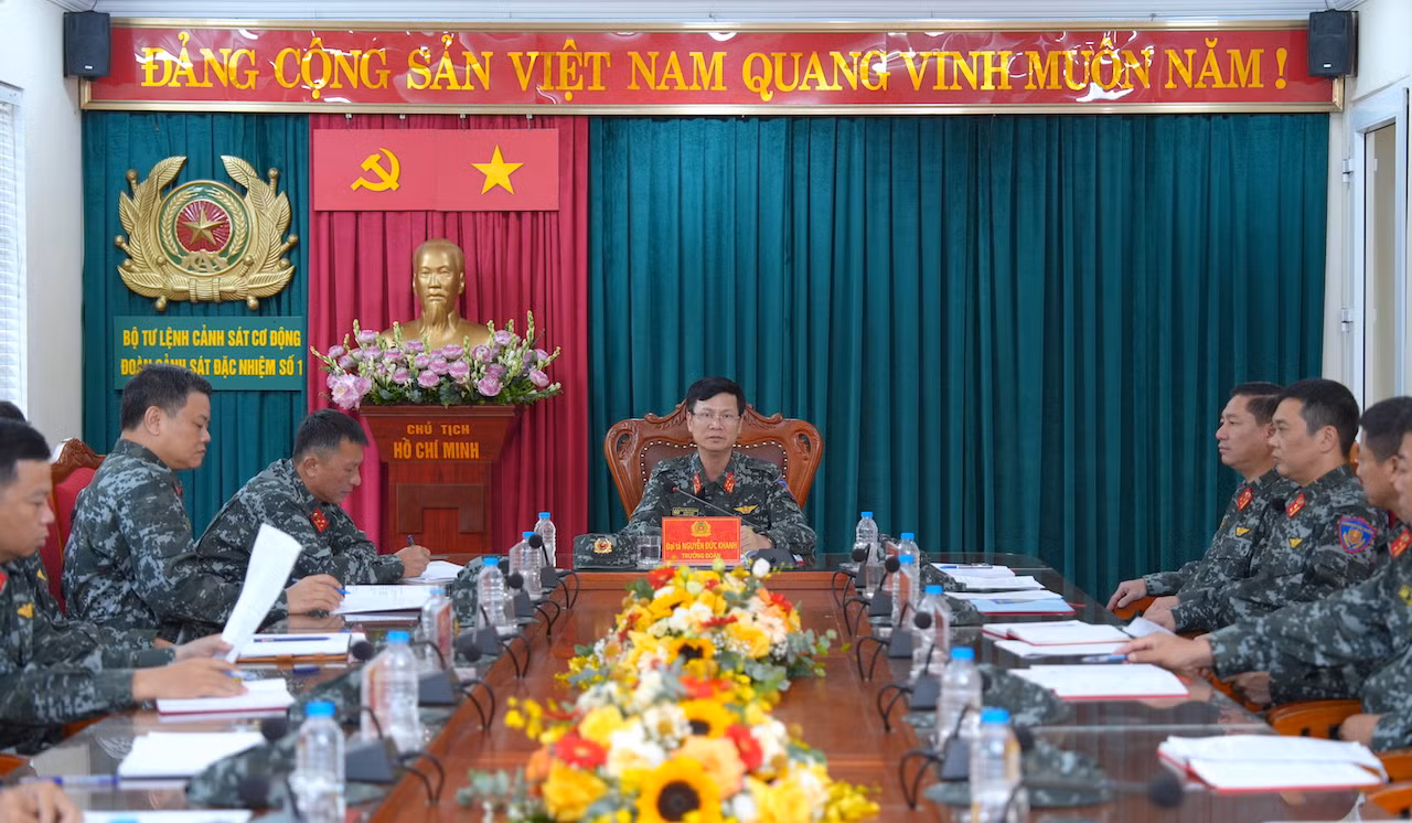 Lực lượng Cảnh sát cơ động sẵn sàng phương án, bảo đảm ANTT Đại hội XIV của Đảng -1