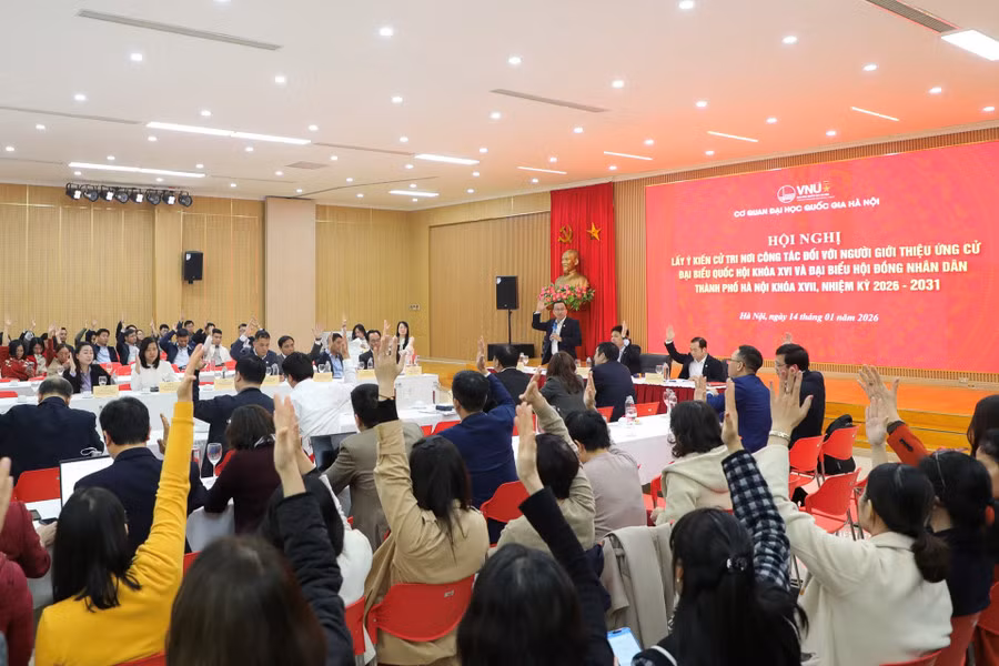 Cử tri nhất trí giới thiệu Giám đốc ĐHQGHN Hoàng Minh Sơn ứng cử đại biểu Quốc hội khóa XVI -0