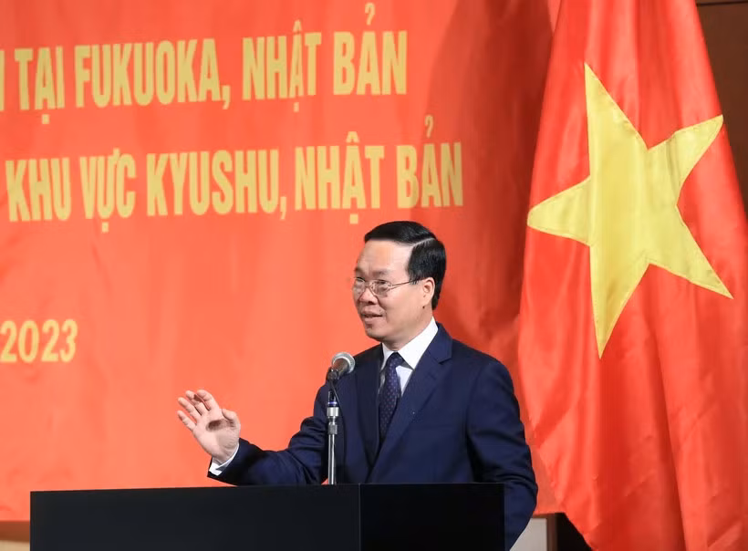 Tiếp tục các hoạt động của Chủ tịch nước Võ Văn Thưởng tại Nhật Bản -0