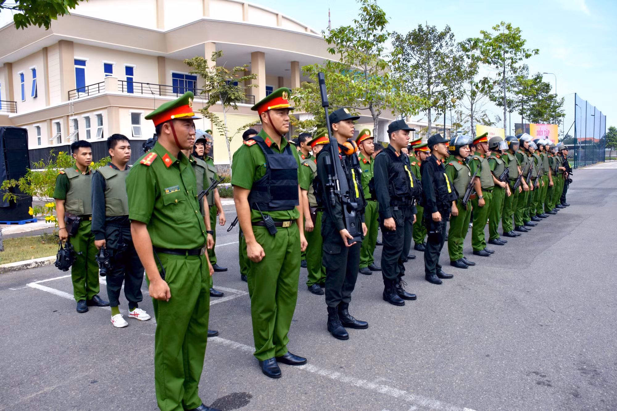 Công an tỉnh Bà Rịa - Vũng Tàu diễn tập xử lý, giải quyết tình huống cấp bách, phức tạp