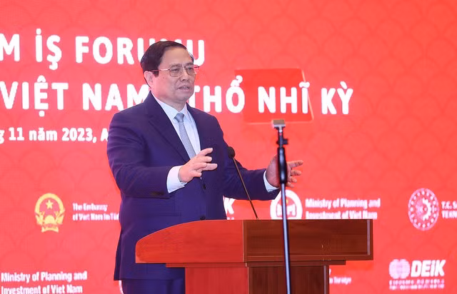 Thủ tướng Phạm Minh Chính dự Diễn đàn doanh nghiệp Thổ Nhĩ Kỳ-Việt Nam -0